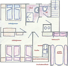 Skizze Appartement Hahn